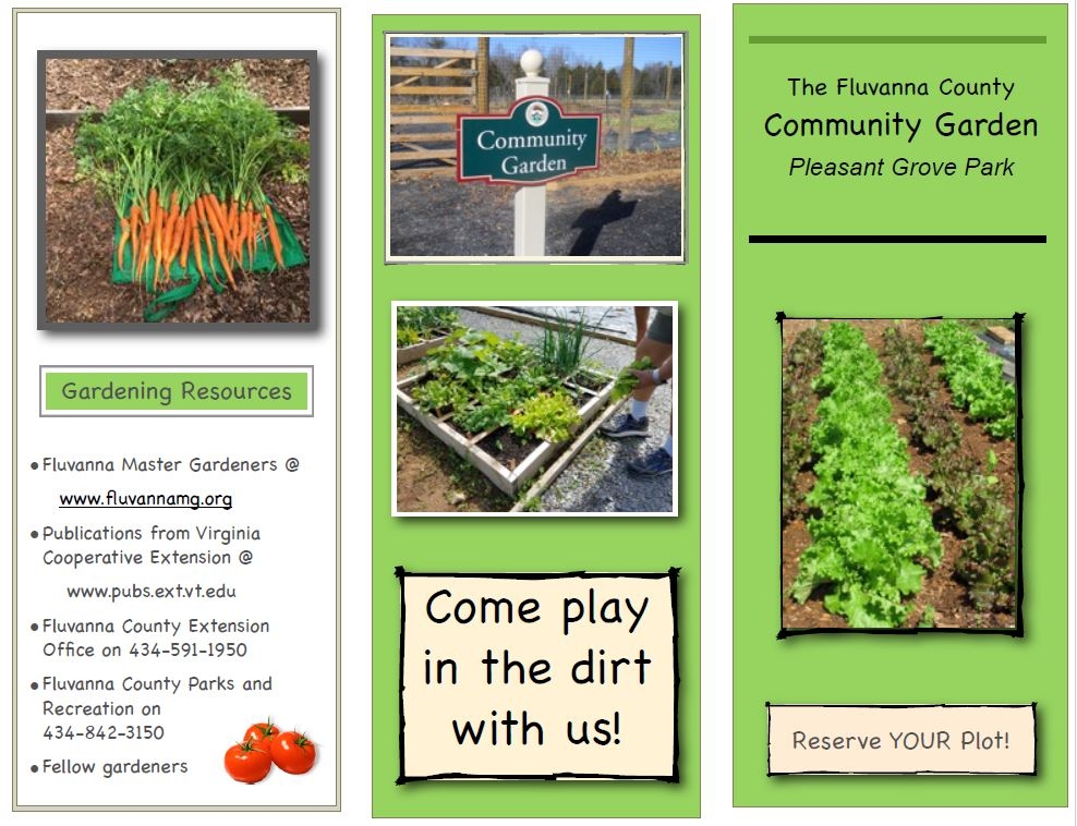 Fluvanna Community Garden Flyer image